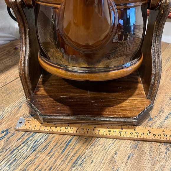 🤎Céramique de Beauce – Tilt teapot set with 3 mugs – 1977–78 Colonial Series - Picture 9 of 15